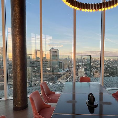 Luxury Modern 2 Bed Flat With Balcony And City View - Canary Wharf City Center 런던 외부 사진
